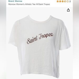 Monrow St. Tropez Oversized Boxy tee